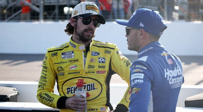 Larson tangles with Blaney at Gateway: ‘He should be upset’