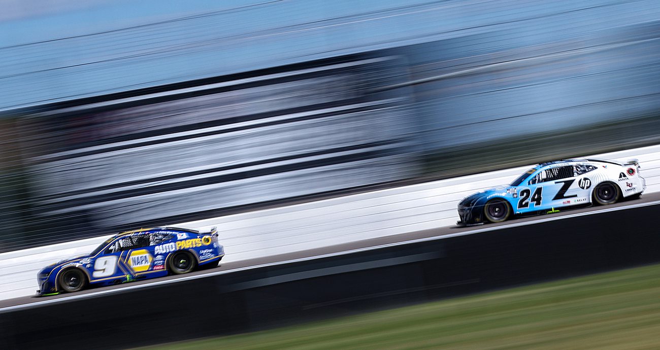 chase elliott and william byron at gateway
