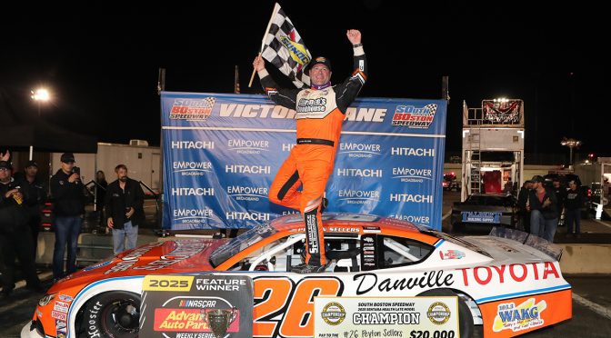 Peyton Sellers captures record eighth South Boston Speedway track championship