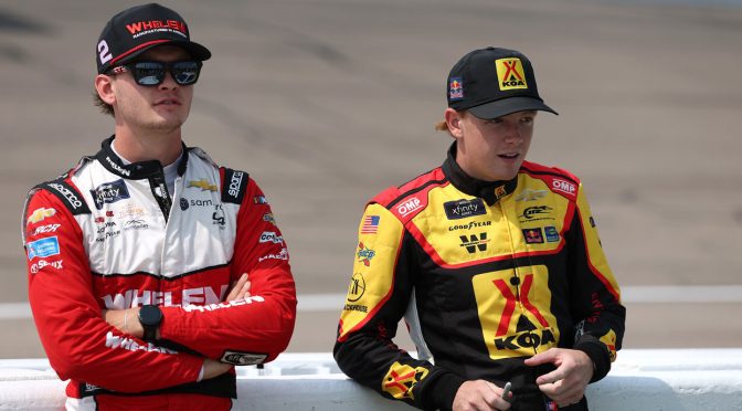 Featured Image for Buddies and battlers: Love, Zilisch carry friendship into Xfinity Series Playoffs