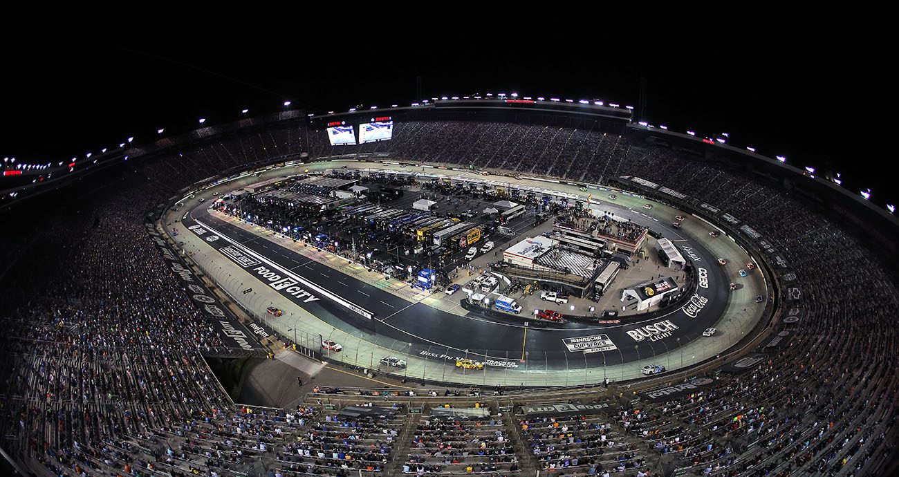 A general view of Bristol Motor Speedway.