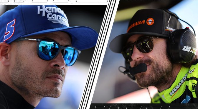 No lingering tension between Kyle Larson and Ryan Blaney after Gateway run-in