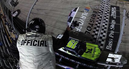 Aric Almirola holds off Sheldon Creed in thrilling Xfinity Series finish at Bristol