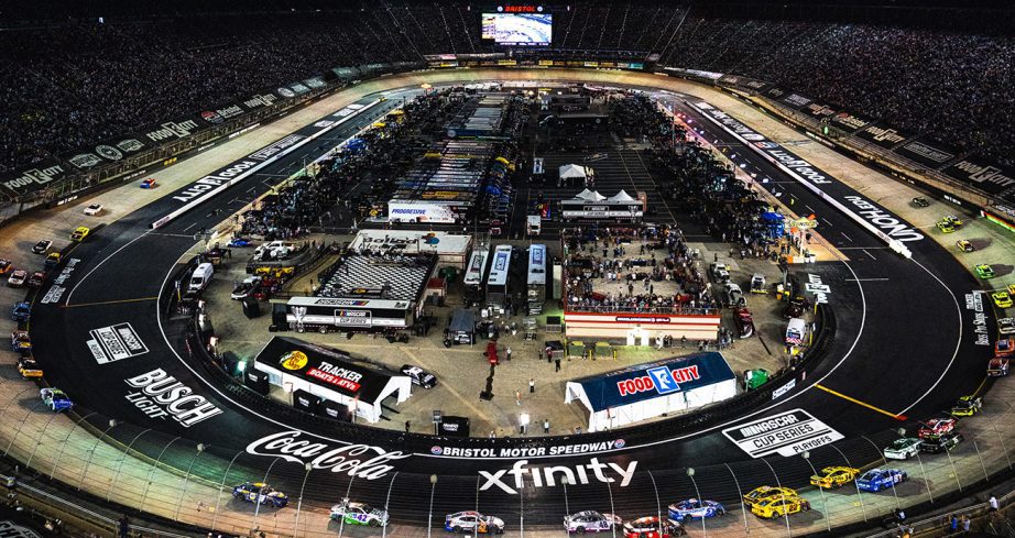 A general view of Bristol Motor Speedway.