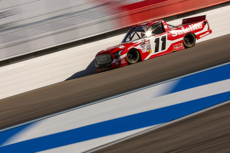 Corey Heim drives at New Hampshire.