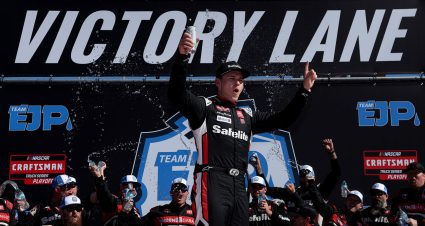 Heim holds off Smith for Truck Series win at New Hampshire; Round of 8 field set
