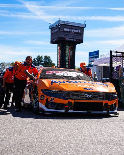 cindric car pushed to grid