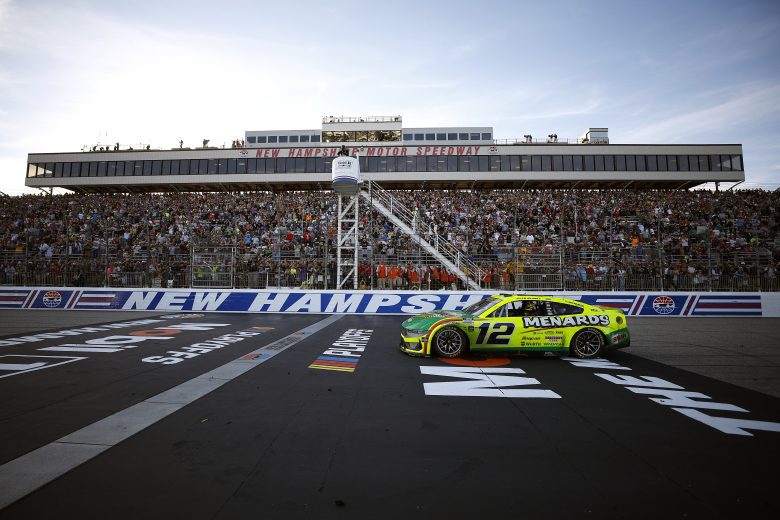 blaney stops in front of a soldout new hampshire crowd