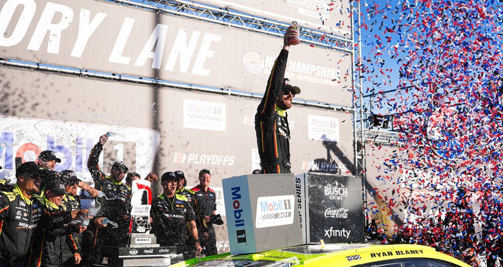 Penske, Wood Bros. ball out in Loudon playoff return | NASCAR