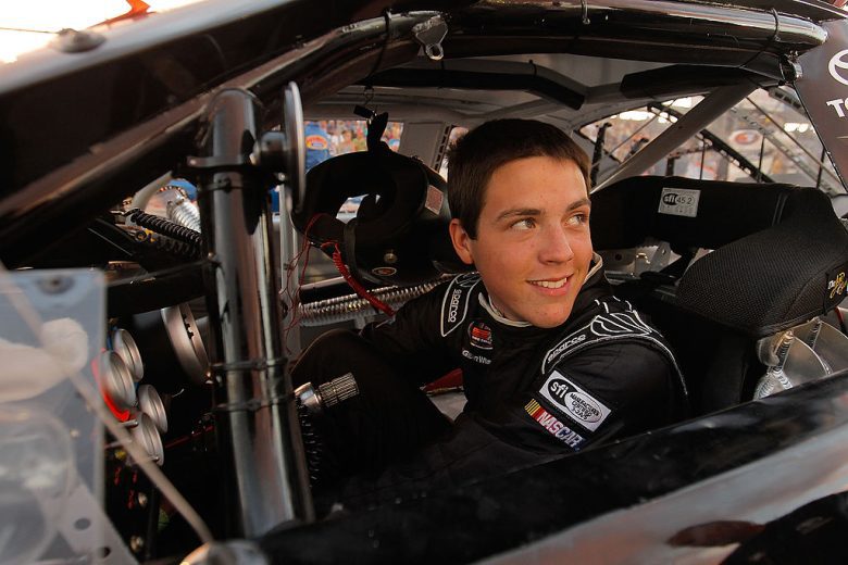 Alex Bowman sits in his car at Colorado.