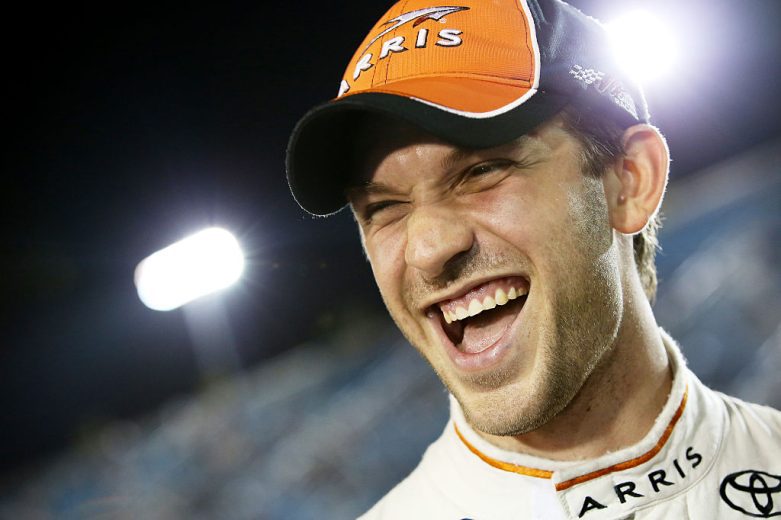Daniel Suárez looks on at Homestead.