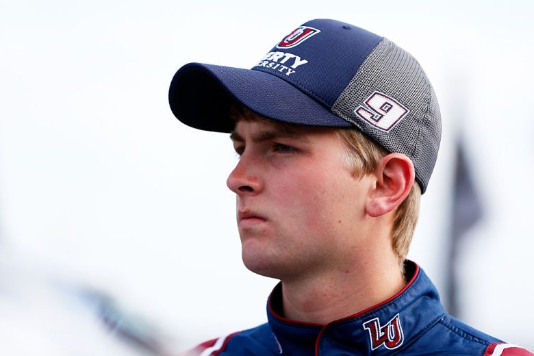 William Byron looks on at Daytona.