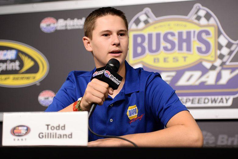 Todd Gilliland talks at Bristol.