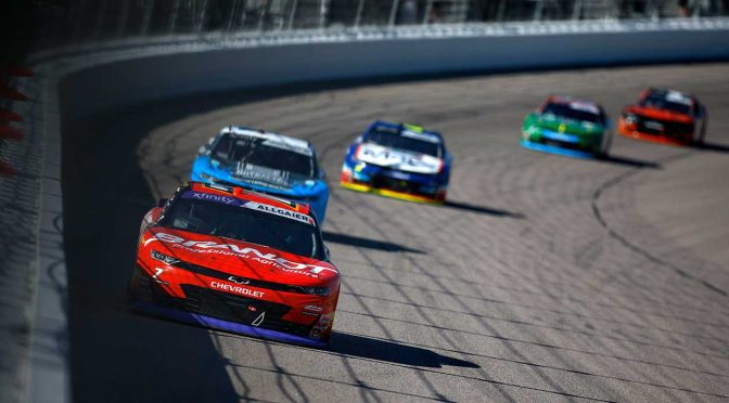 Featured Image for Kansas strategy sours for Justin Allgaier, who finds solace in Round of 8 ticket at Kansas