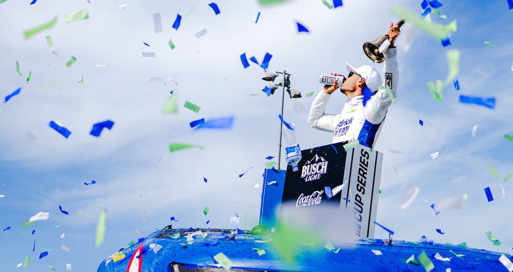 Kansas calling: Larson looks to reignite season where it last