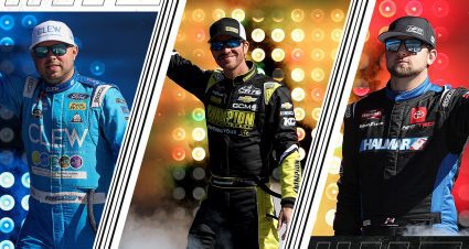Playoff drama headlines Truck Roval debut as Enfinger has run-ins with Riggs, Honeycutt