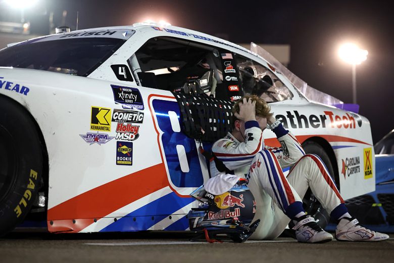 Connor Zilisch sits in disbelief at Phoenix.