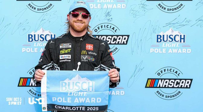 Tyler Reddick denies SVG, captures Busch Light Pole Award at Charlotte Roval