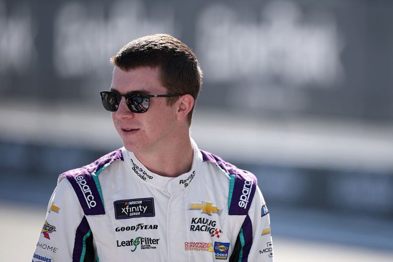 Daniel Dye looks on at Charlotte Roval.