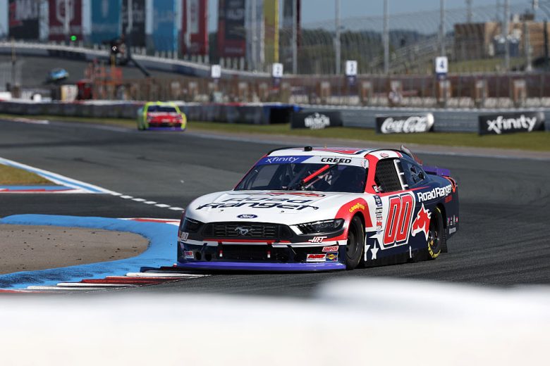 Sheldon Creed drives at Charlotte Roval.