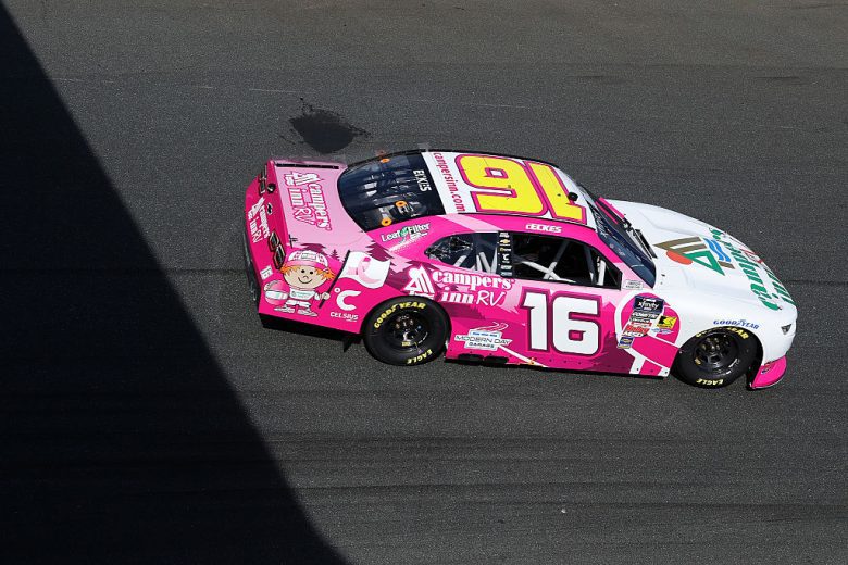Christian Eckes drives at Charlotte Roval.