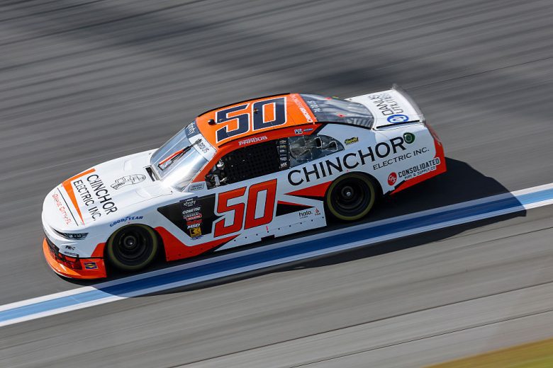 Preston Pardus drives at Charlotte Roval.
