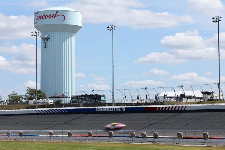 A general view of racing at Charlotte Roval.