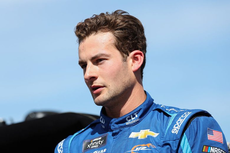 Connor Mosack looks on at Charlotte Roval.