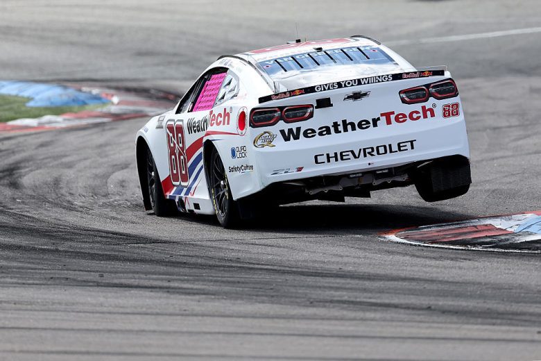 Shane van Gisbergen drives at Charlotte Roval.
