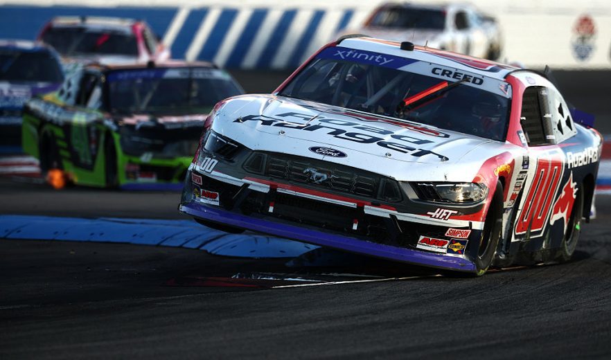 Sheldon Creed drives at Charlotte Roval.