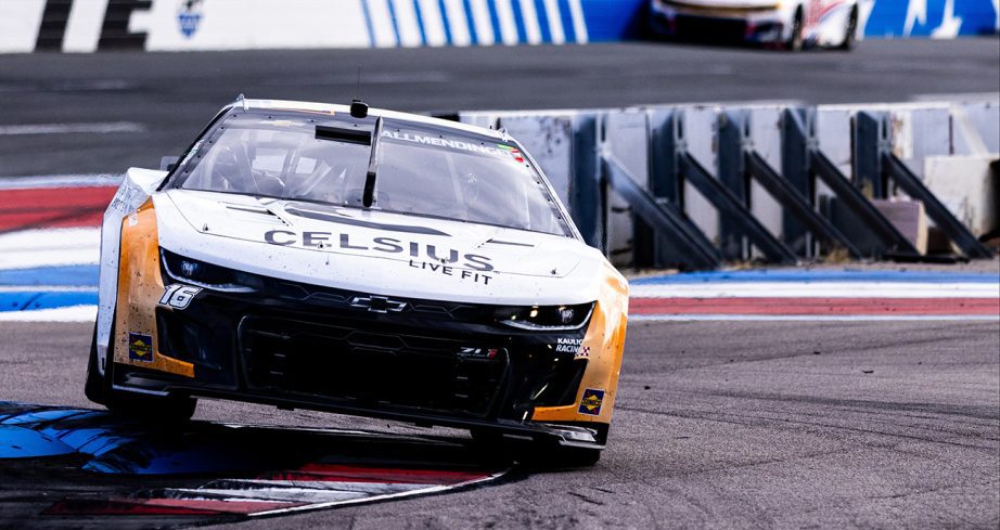 AJ Allmendinger drives.