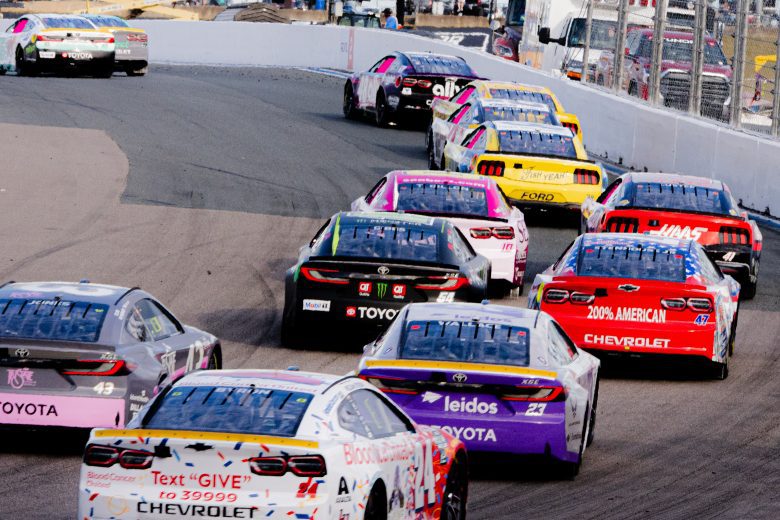 View of the field at the Charlotte Roval.