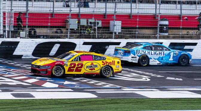 Featured Image for Chastain spins after wild last-ditch move, opens door for Logano to advance