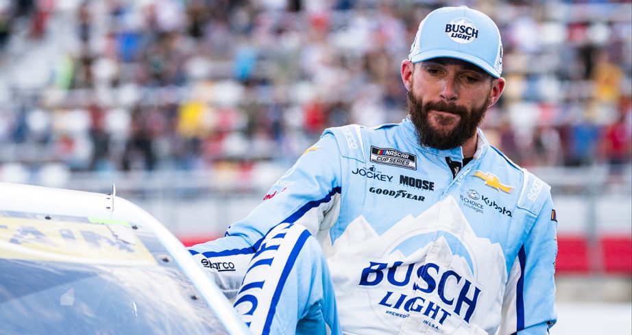 Ross Chastain looks on