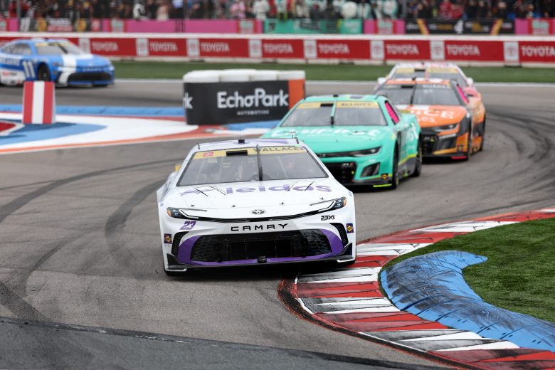 Bubba Wallace drives.