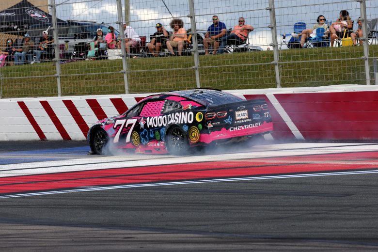Carson Hocevar has an on-track issue,