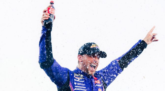 Featured Image for Analysis: Everything that makes Hamlin himself poured out in milestone 60th win