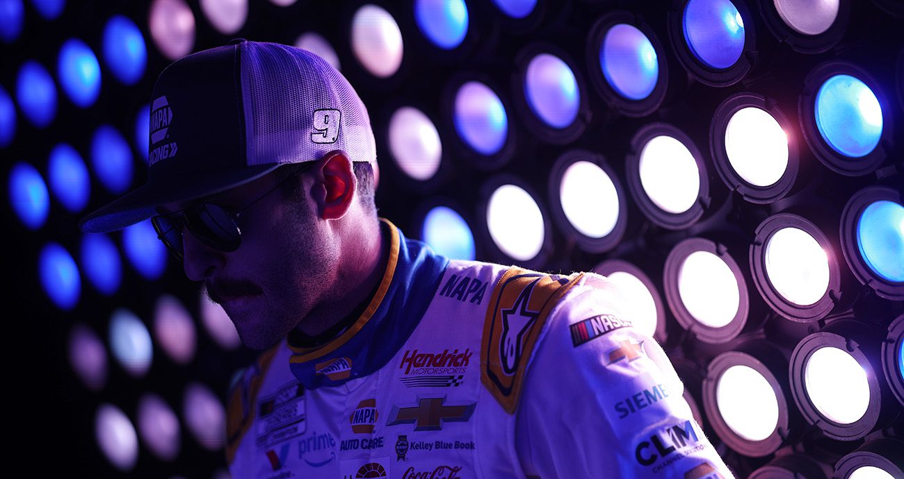 chase elliott at driver intros