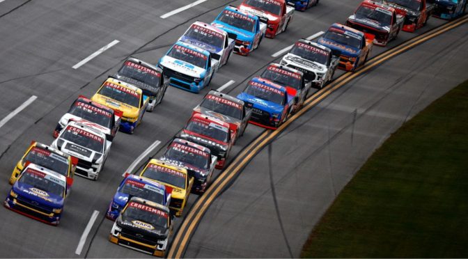Featured image for Craftsman Truck Series returns to playoff action at Talladega