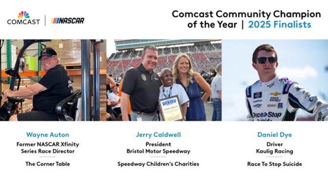 Caldwell, Dye and Auton recognized as 2025 Comcast Community Champion of the Year finalists