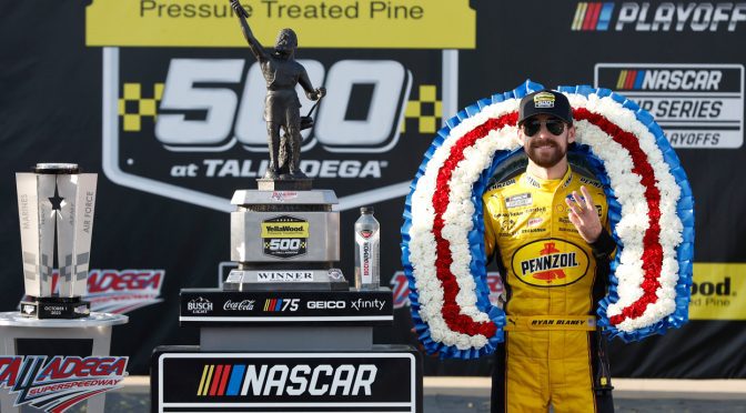 Featured Image for The Action Network: All aboard Team Penske at Talladega
