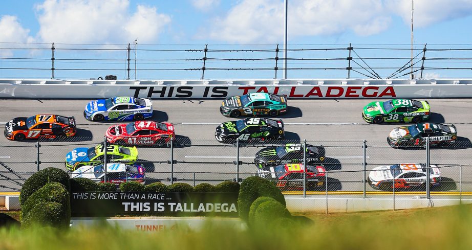 cup cars at talladega