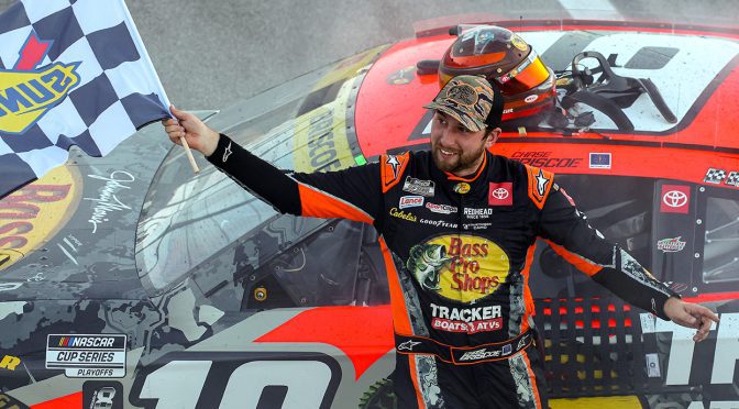 Featured Image for Briscoe wins Talladega thriller, clinches Championship 4 spot