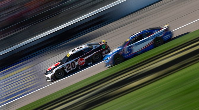 Featured image for Kyle Larson on evolution of rivalry with Christopher Bell: ‘It pushed me to get better’