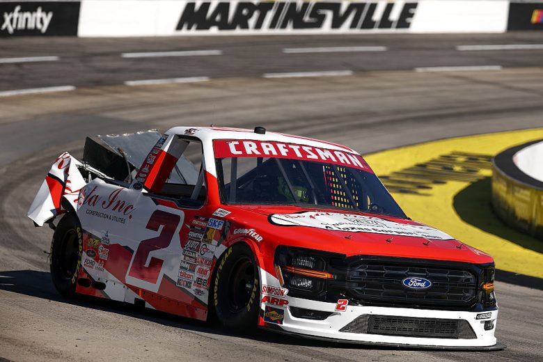 Clayton Green drives at Martinsville.