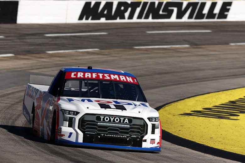 Brent Crews drives at Martinsville.