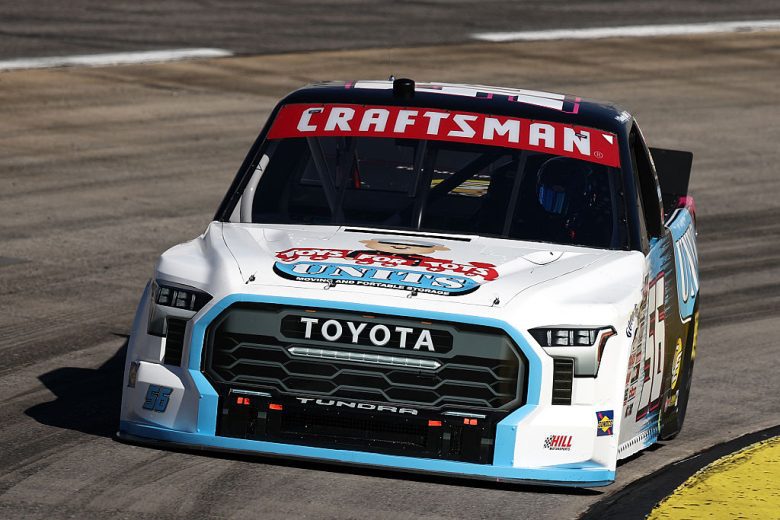 Timmy Hill drives at Martinsville.