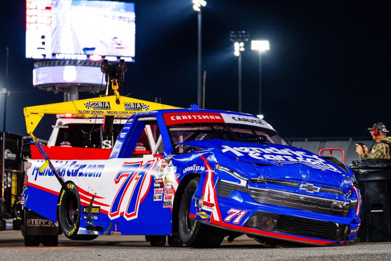 Rajah Caruth's damaged No. 71 truck at Martinsville.