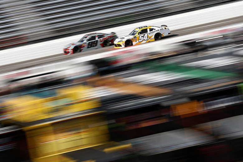 Connor Mosack and Taylor Gray drive at Martinsville.