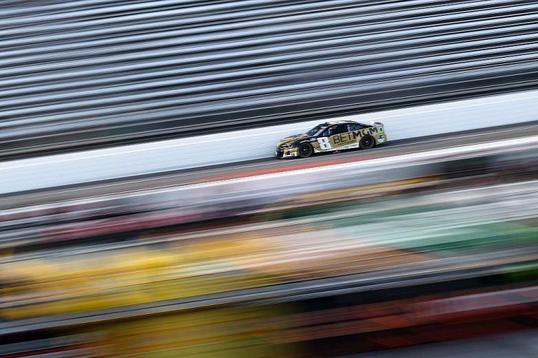 Kyle Busch drives at Martinsville.